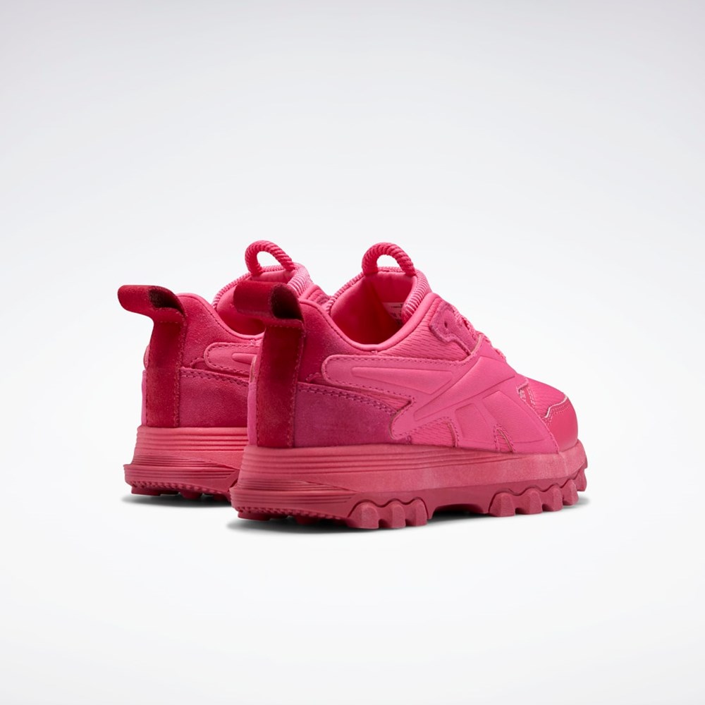 Pink Fusion / Pink Fusion / Rugged Rose Reebok Cardi B Classic Leather V2 Shoes - Preschool | GZ4267