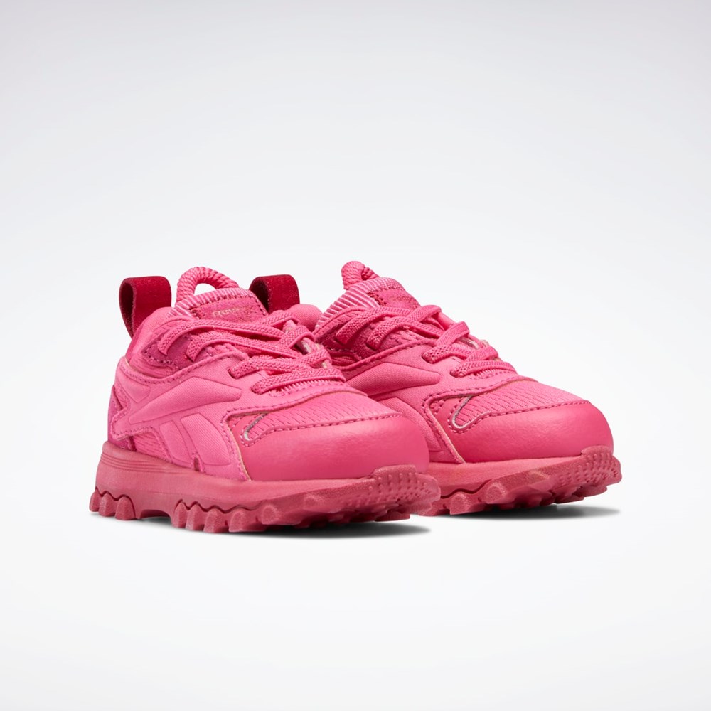 Pink Fusion / Pink Fusion / Rugged Rose Reebok Cardi B Classic Leather V2 Shoes - Toddler | GZ4271