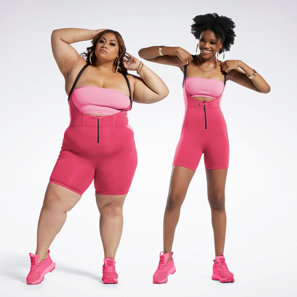 Pink Fusion Reebok Cardi B Leotard | HH9102