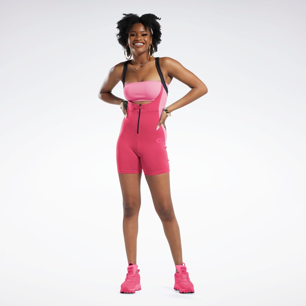 Pink Fusion Reebok Cardi B Leotard | HH9102