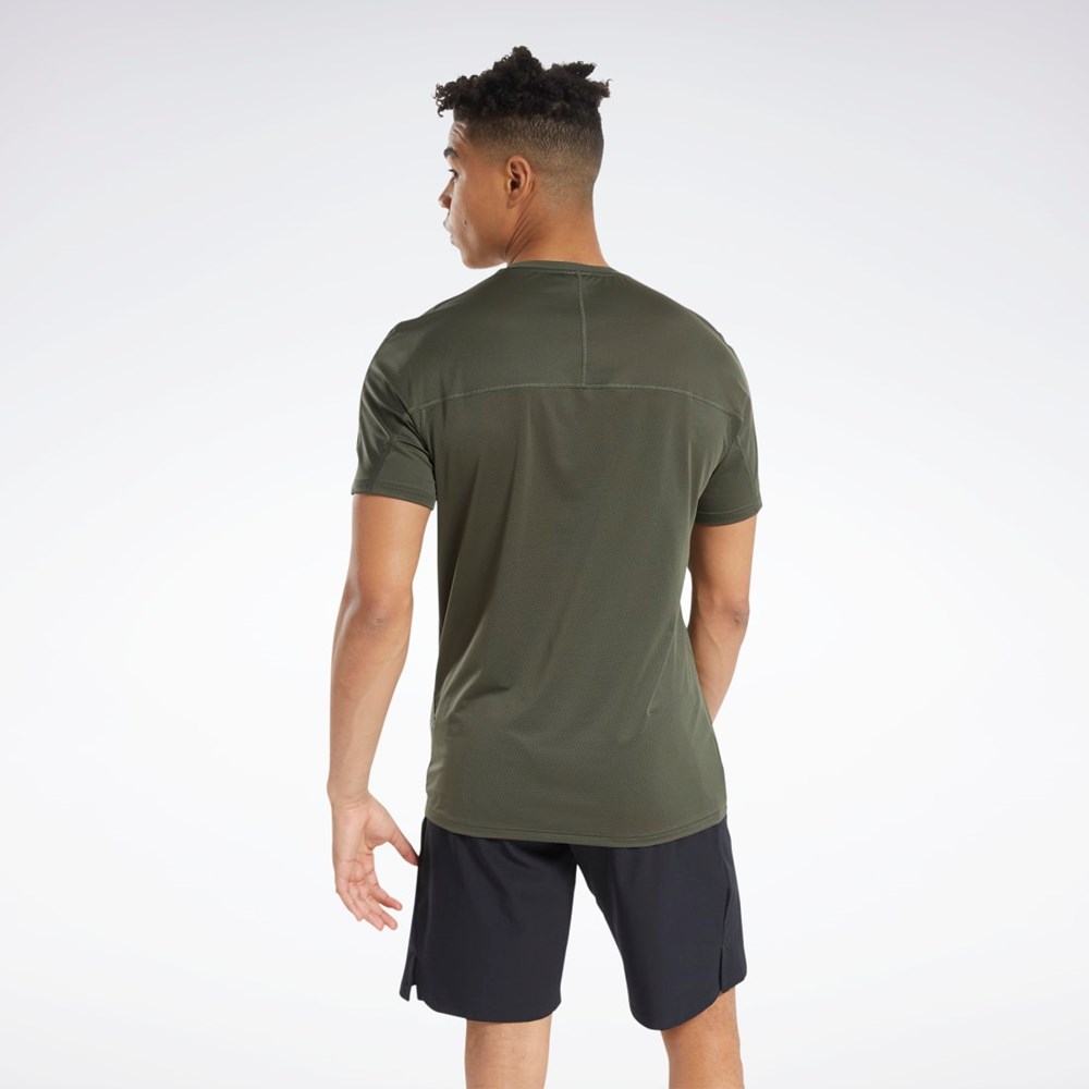 Poplar Green Reebok ACTIVCHILL Move Tee | FU2850