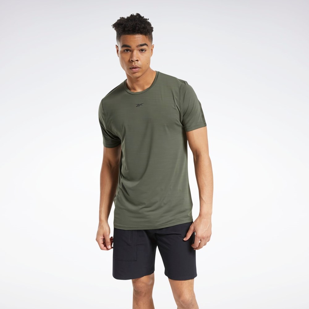 Poplar Green Reebok ACTIVCHILL Move Tee | FU2850