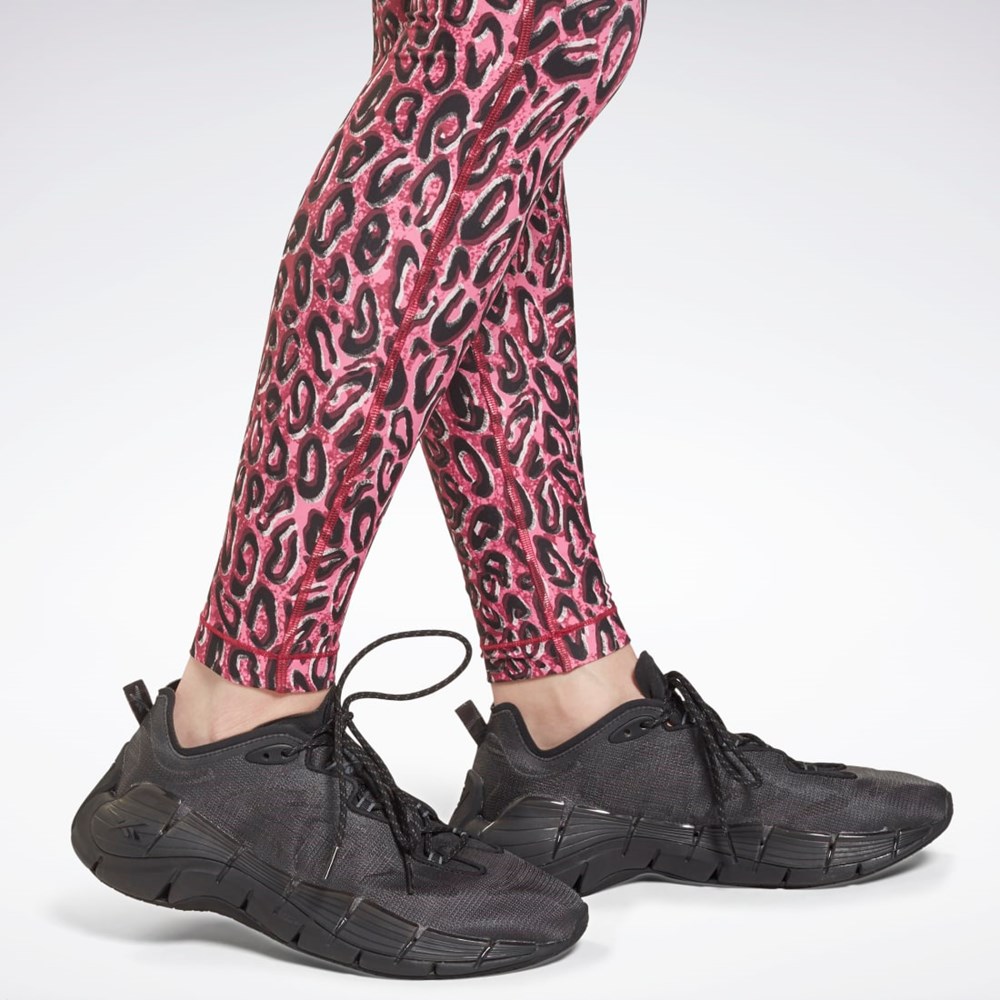 Punch Berry Reebok Lux Bold Leggings | H43950