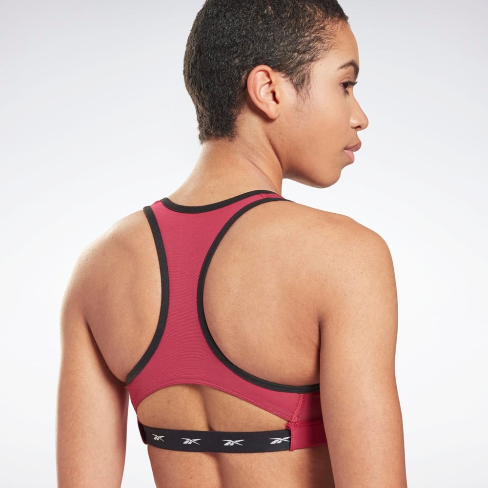 Punch Berry Reebok Reebok Lux Racer Vector Sports Bra | GU3251