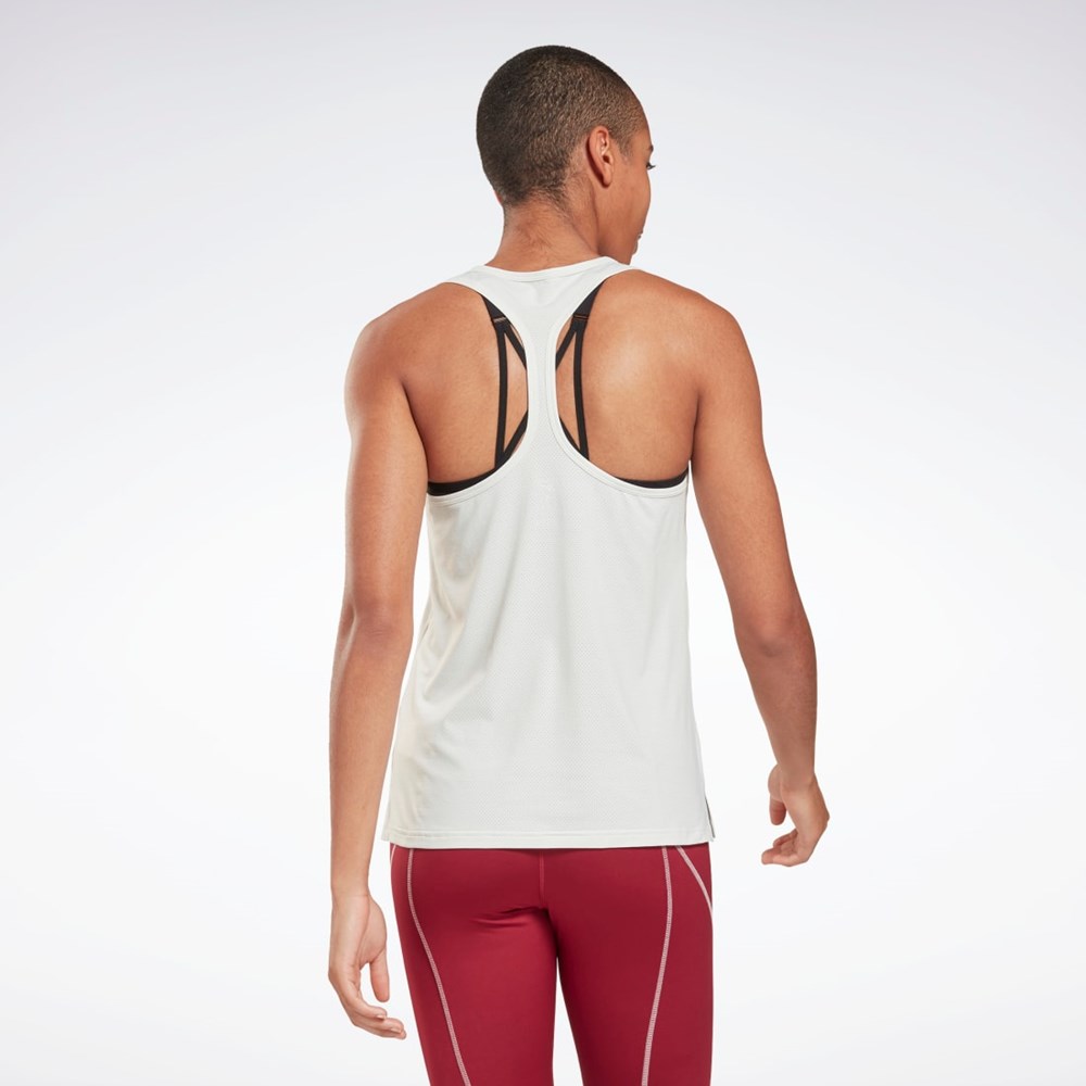 Pure Grey 1 Reebok ACTIVCHILL Graphic Tank Top | H51453