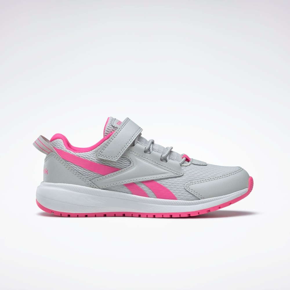 Pure Grey 2 / Atomic Pink / Ftwr White Reebok Reebok Road Supreme 3 Shoes - Preschool | GX3996