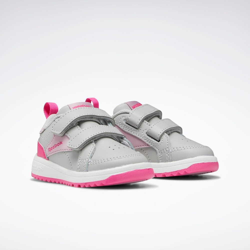 Pure Grey 2 / Infused Lilac / Proud Pink Reebok Weebok Clasp Low Shoes - Toddler | GX9421