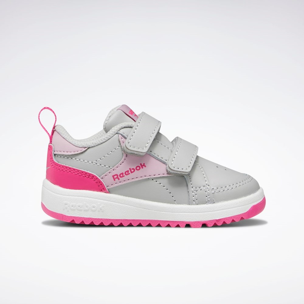 Pure Grey 2 / Infused Lilac / Proud Pink Reebok Weebok Clasp Low Shoes - Toddler | GX9421