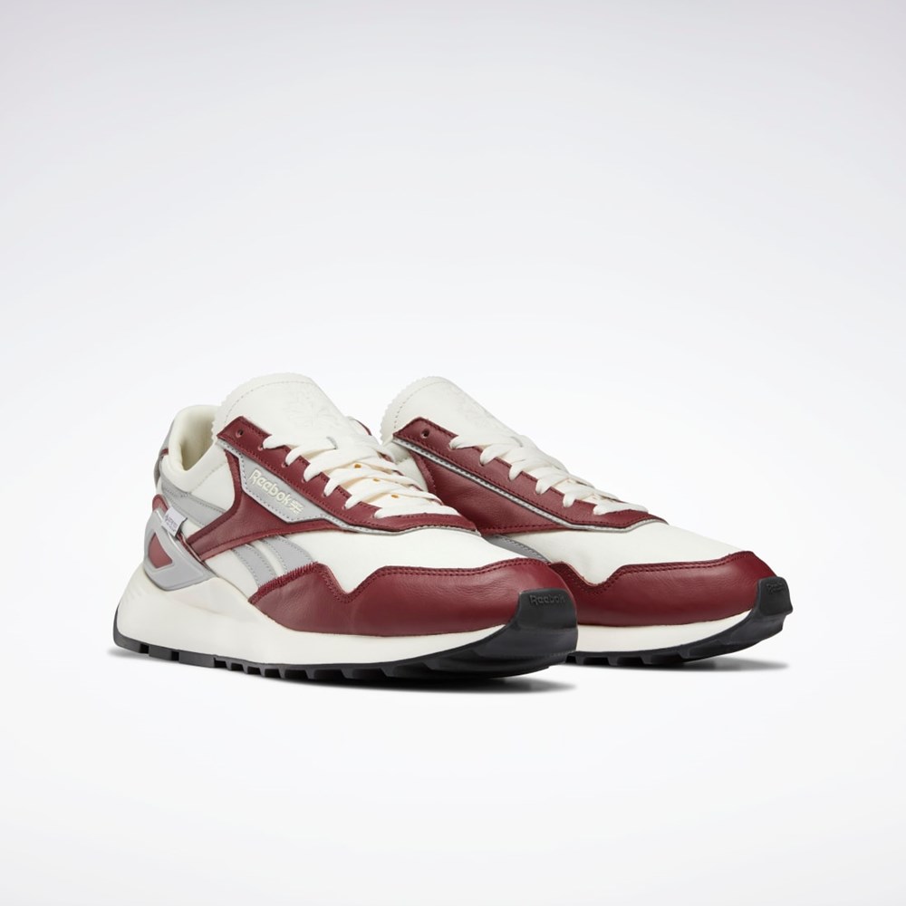 Pure Grey 3 / Chalk / Classic Burgundy Reebok Classic Leather Legacy AZ GORE-TEX INFINIUM Shoes | G55281