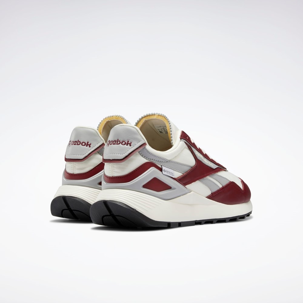 Pure Grey 3 / Chalk / Classic Burgundy Reebok Classic Leather Legacy AZ GORE-TEX INFINIUM Shoes | G55281