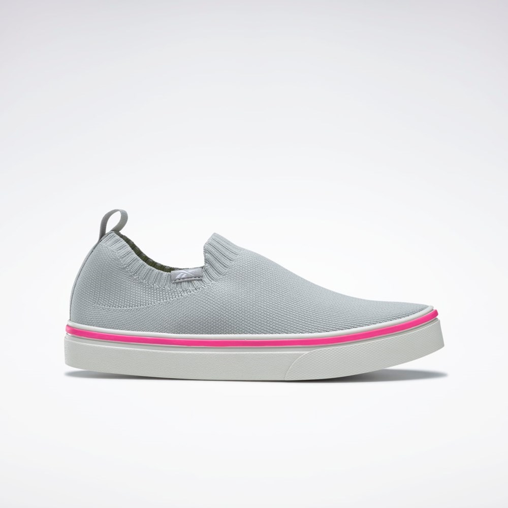 Pure Grey 3 / Ftwr White / Atomic Pink Reebok OnLux Slip-On Shoes | GY3260