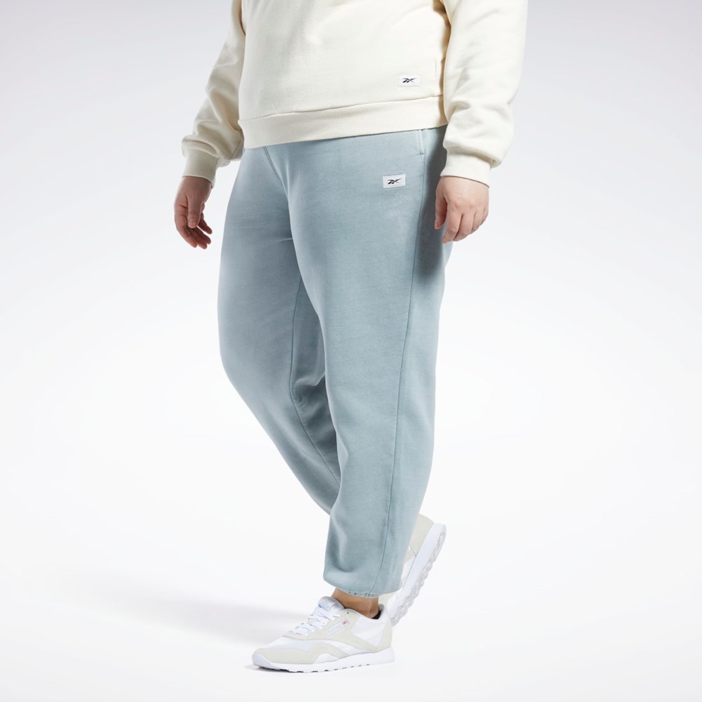 Pure Grey 3 Reebok Classics Natural Dye Fleece Pants (Plus Size) | HL4323