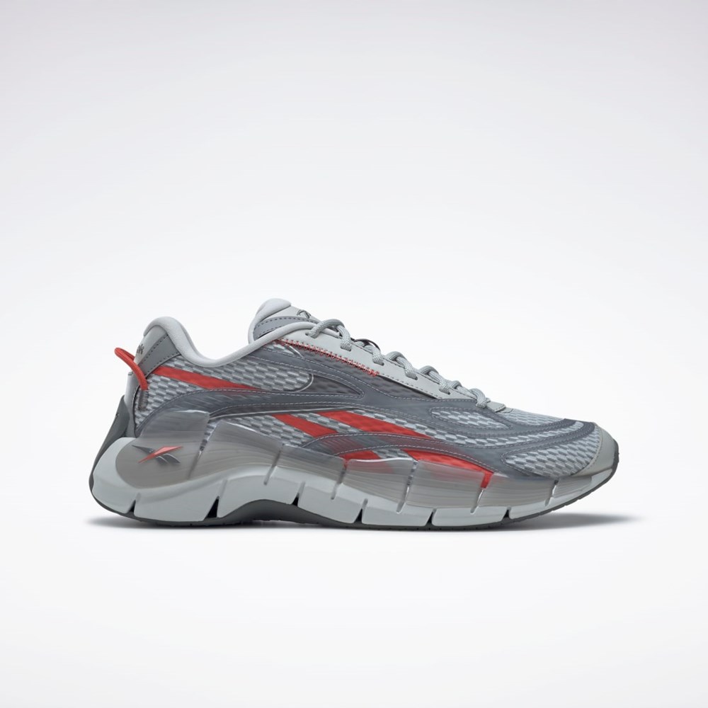 Pure Grey 4 / Pure Grey 6 / Rhodonite Reebok Zig Kinetica 2.5 Shoes | GX0500