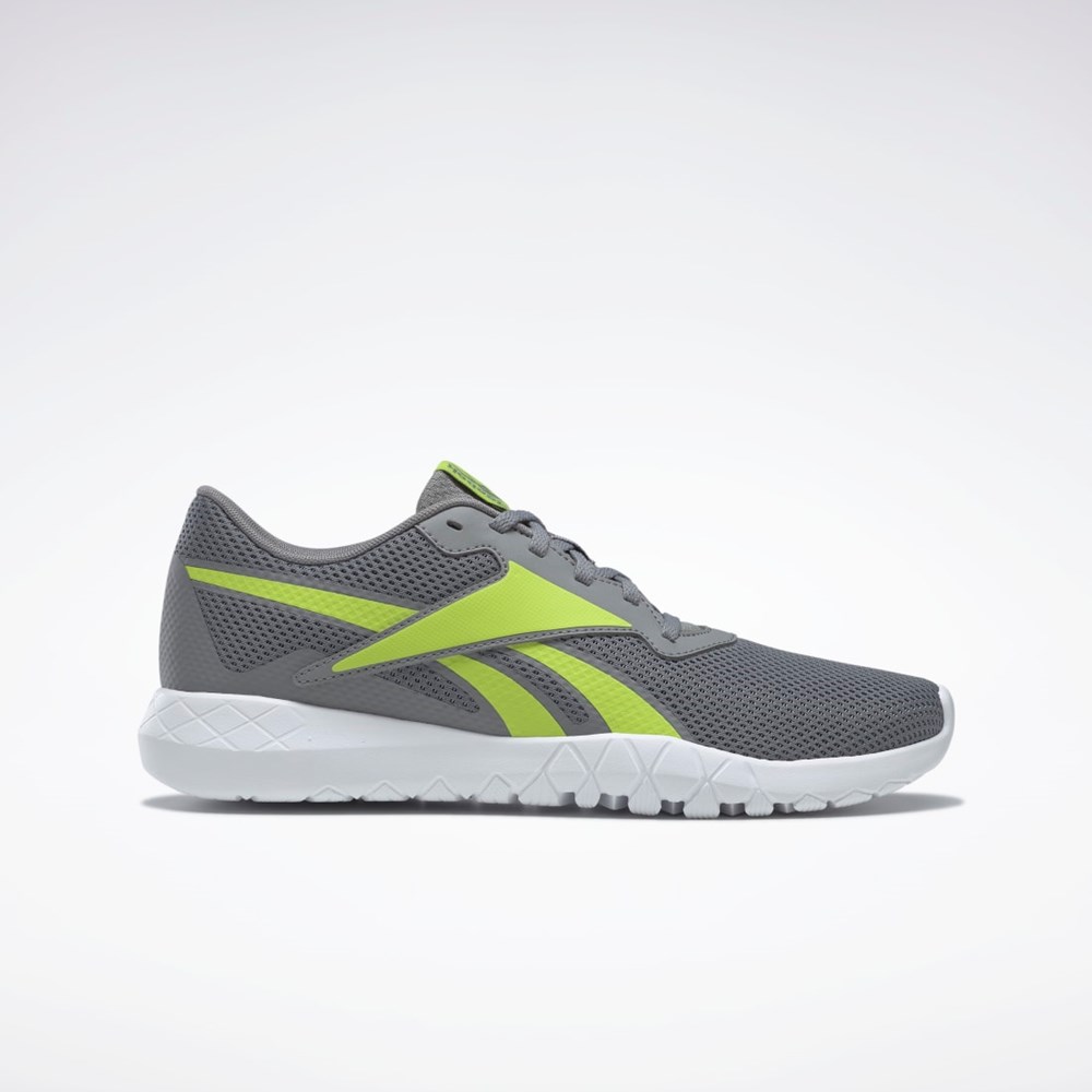 Pure Grey 5 / Acid Yellow / Ftwr White Reebok Flexagon Energy TR 3 Training Shoes | GZ8261