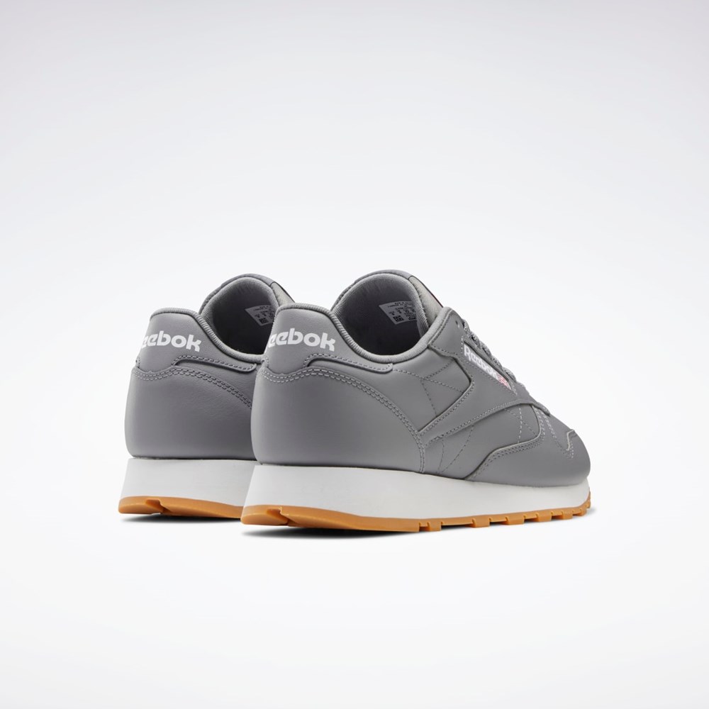 Pure Grey 5 / Ftwr White / Reebok Rubber Gum-03 Reebok Classic Leather Shoes | GY3599