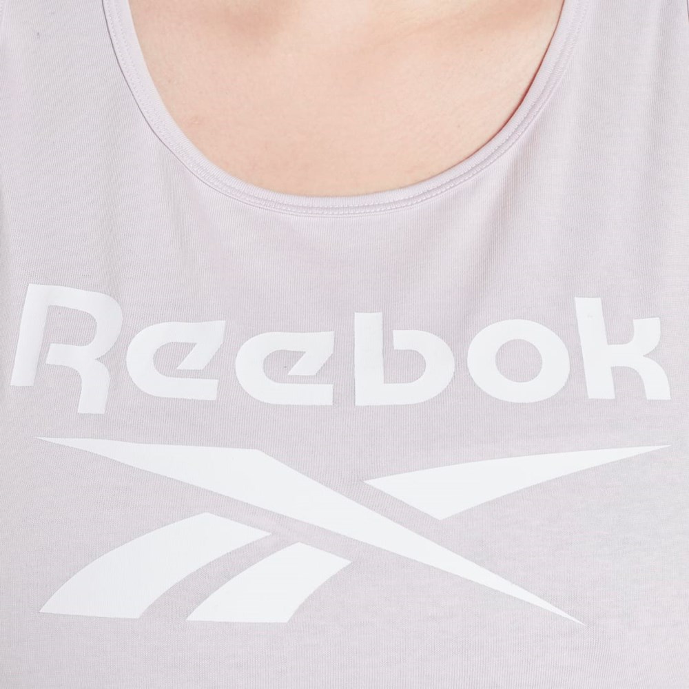 Quartz Glow Reebok Reebok Identity Tank Top (Plus Size) | H62518