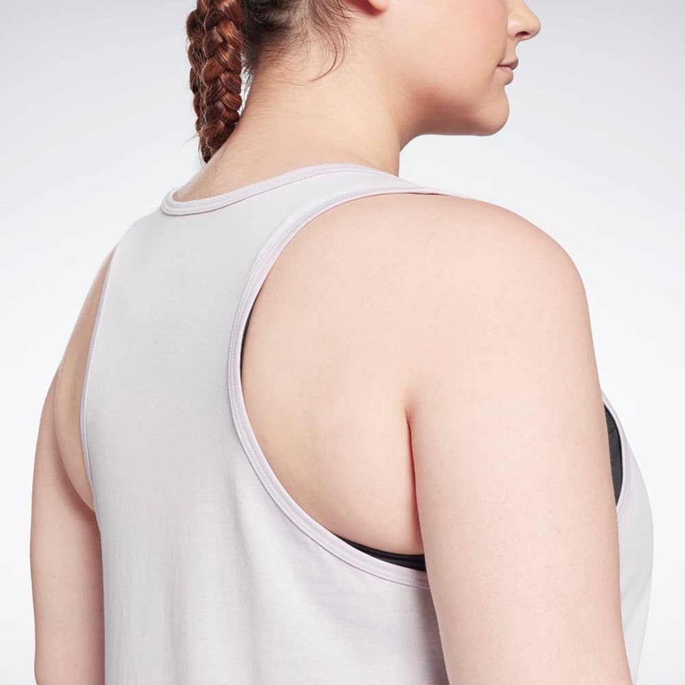 Quartz Glow Reebok Reebok Identity Tank Top (Plus Size) | H62518