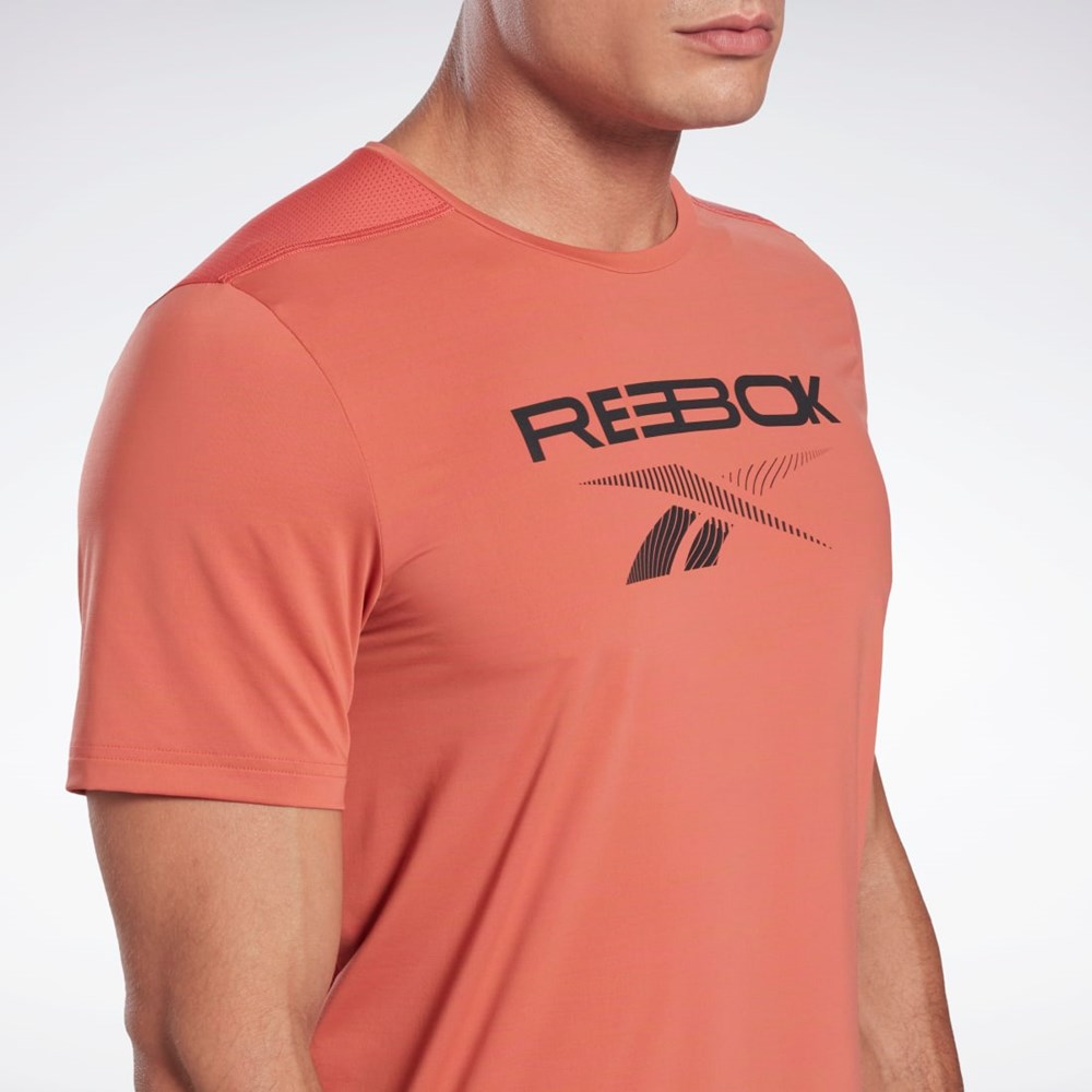 Rhodonite Reebok ACTIVCHILL Graphic Move T-Shirt | H46598