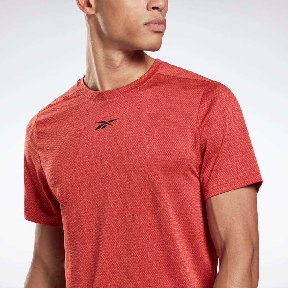 Rhodonite Reebok Workout Ready Mélange T-Shirt | HG0654