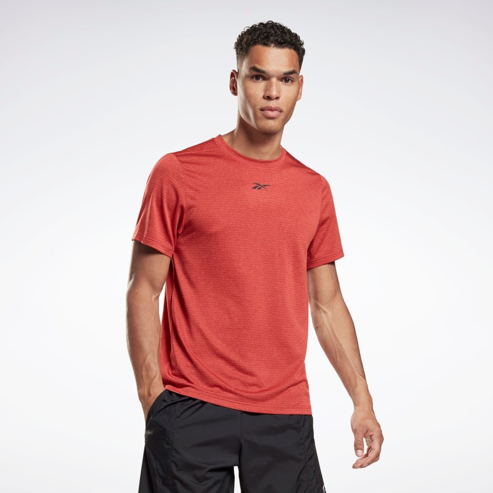 Rhodonite Reebok Workout Ready Mélange T-Shirt | HG0654