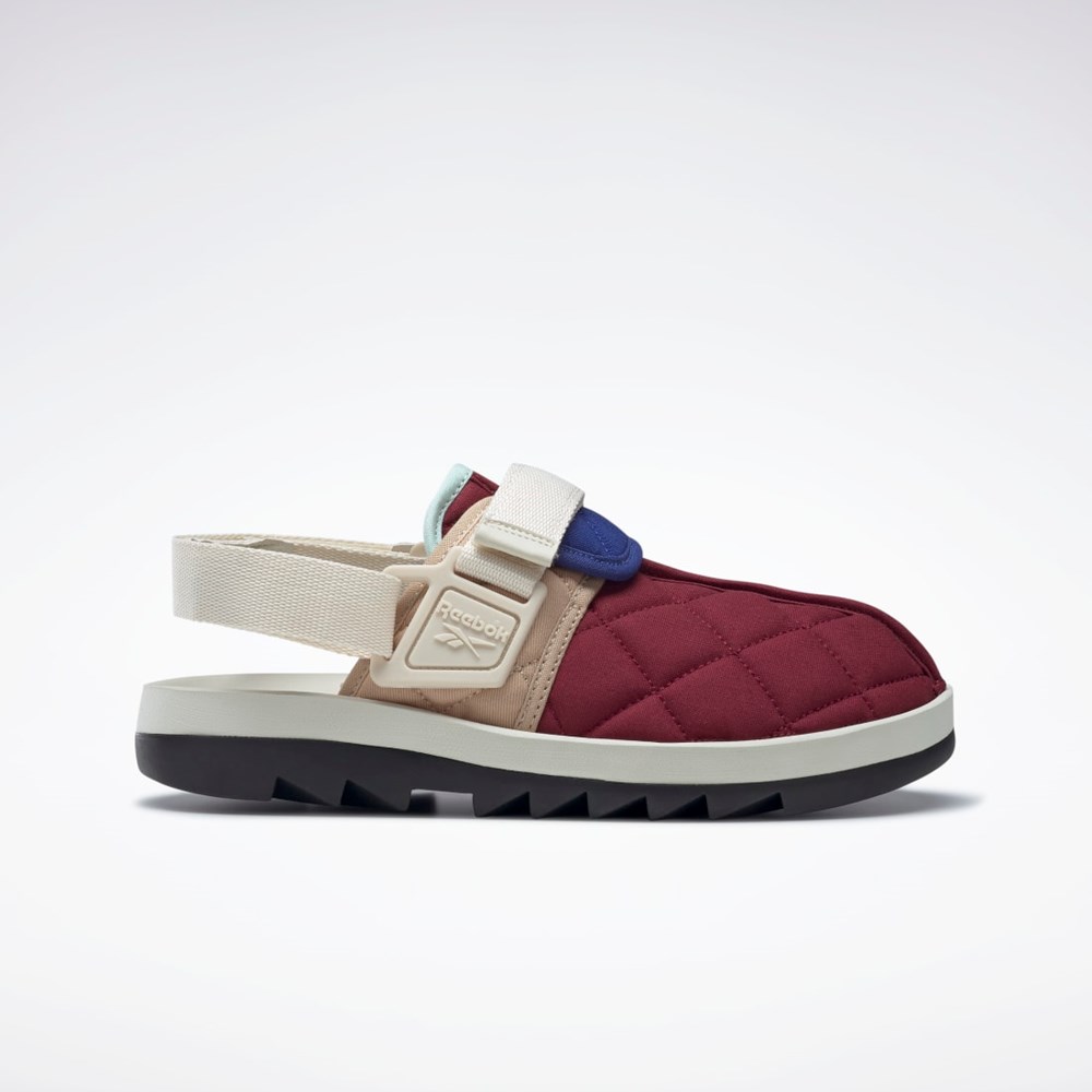 Sahara / Classic Cobalt / Classic Burgundy Reebok Beatnik Slides | HQ6250