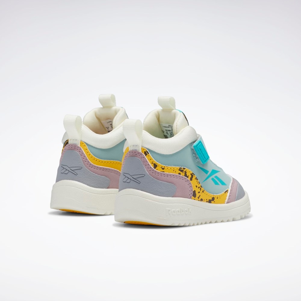 Seaside Grey / Always Yellow / Classic Teal Reebok Weebok Storm X Shoes - Toddler | GV8546