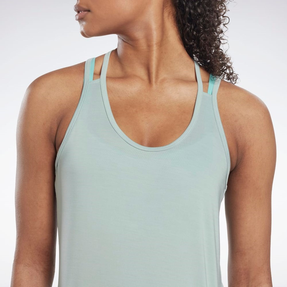 Seaside Grey Reebok ACTIVCHILL Athletic Tank Top | HK4792