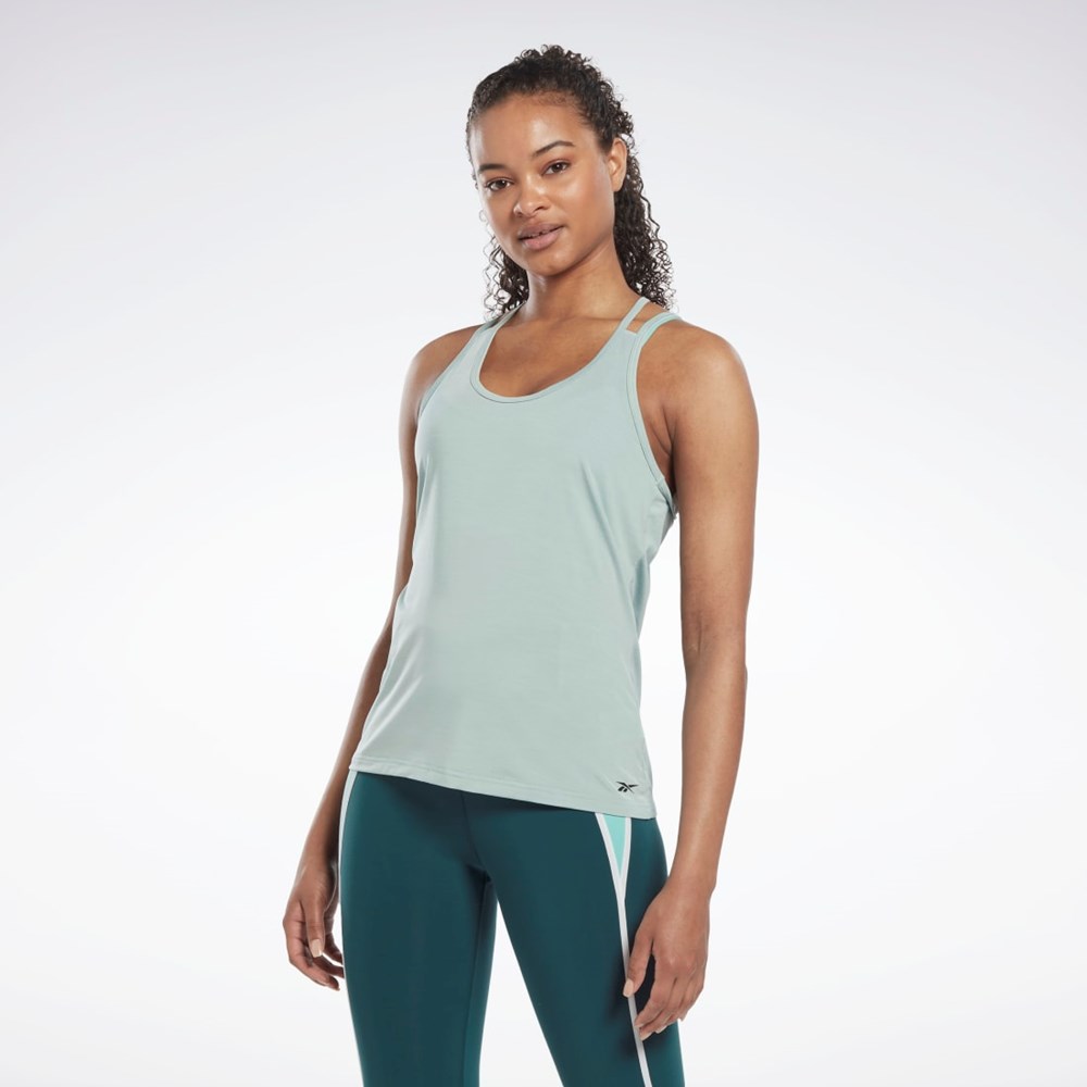 Seaside Grey Reebok ACTIVCHILL Athletic Tank Top | HK4792