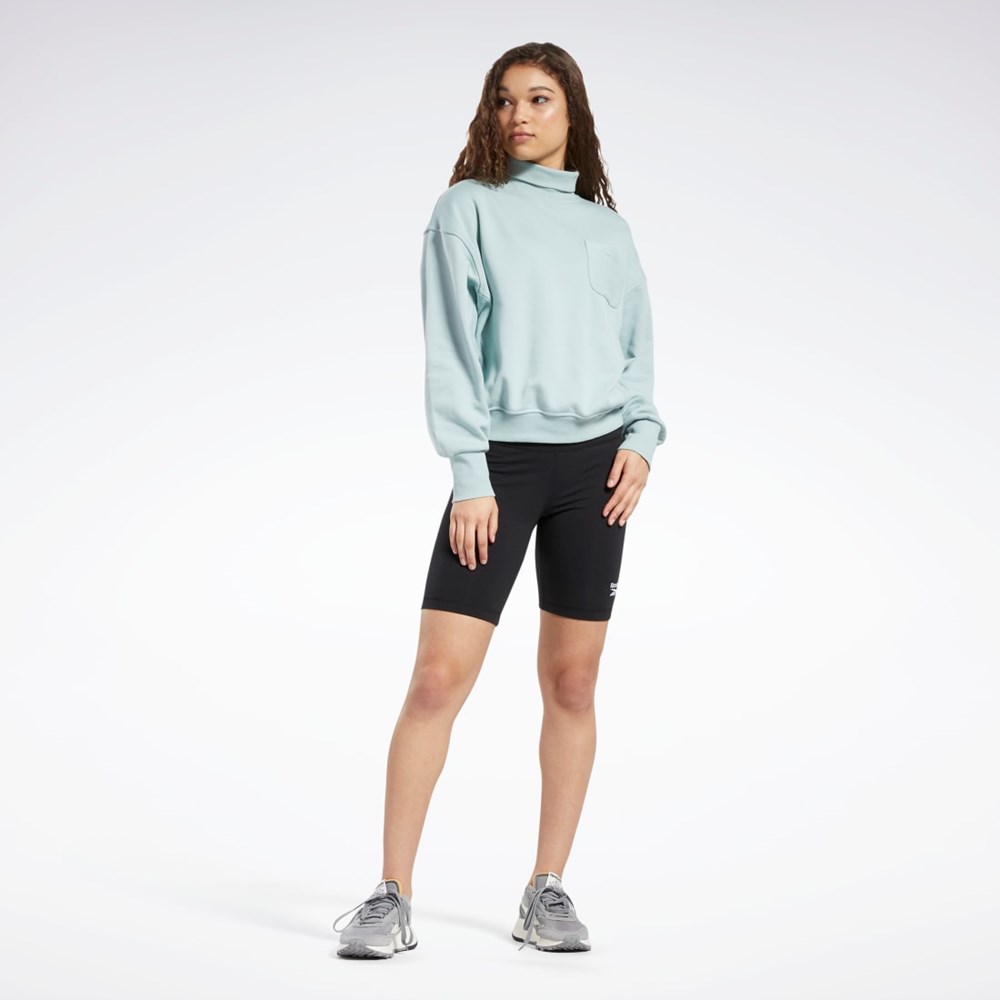 Seaside Grey Reebok Classics Cotton French Terry Sweatshirt | HH7374