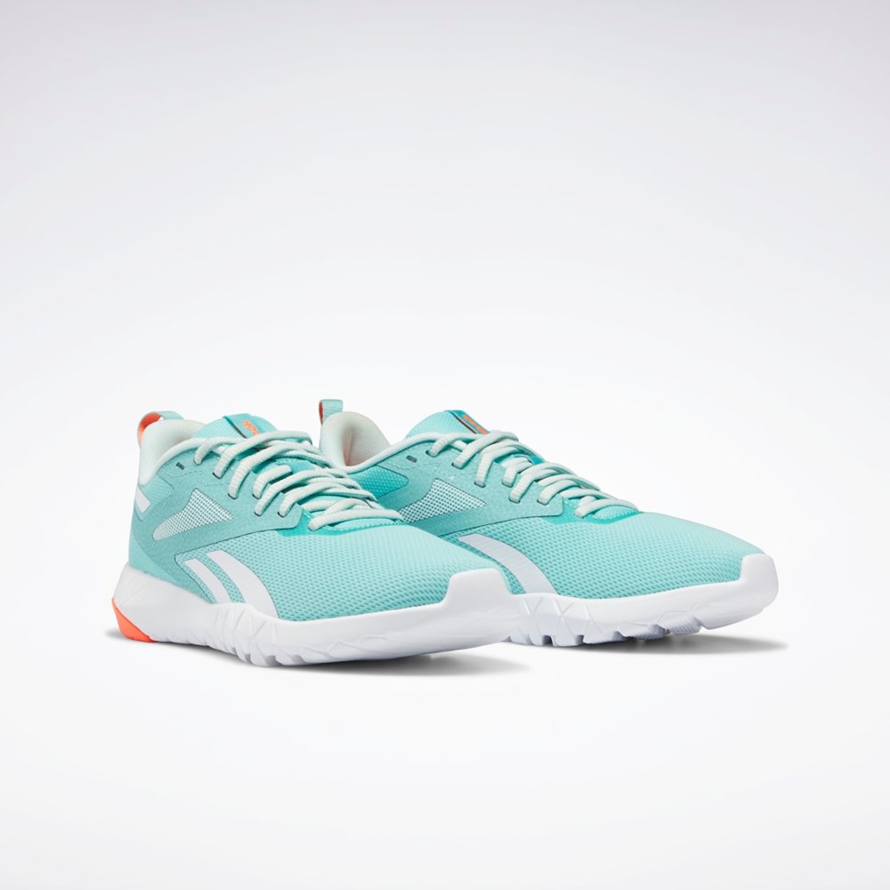 Semi Classic Teal / Mist / Orange Flare Reebok Flexagon Force 4 Training Shoes | GY6252