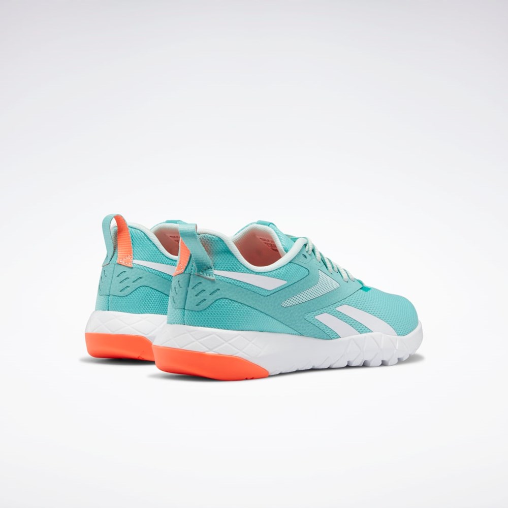 Semi Classic Teal / Mist / Orange Flare Reebok Flexagon Force 4 Training Shoes | GY6252