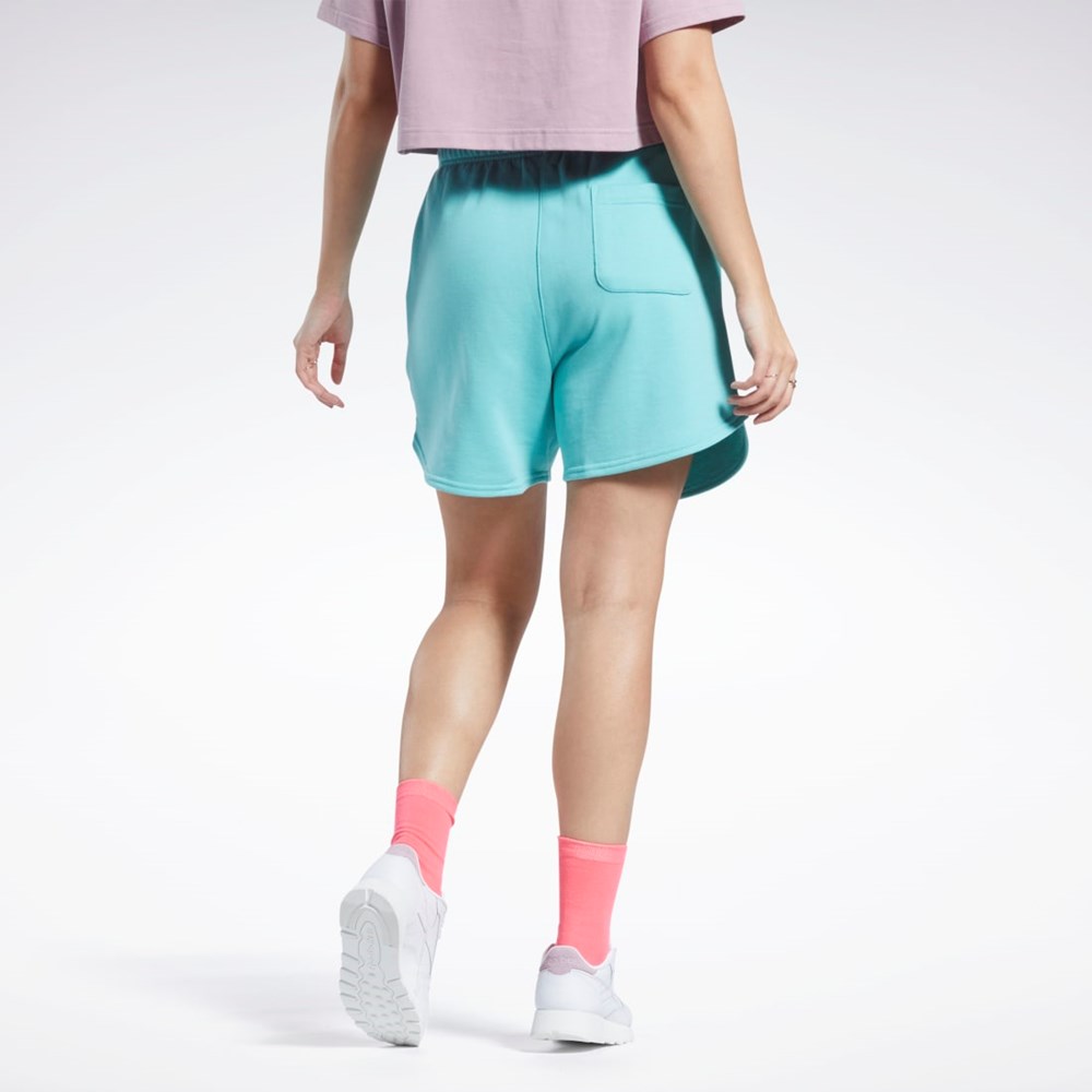 Semi Classic Teal Reebok Classics Knit Shorts | HN1846