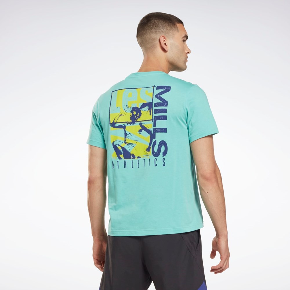 Semi Classic Teal Reebok Les Mills® Graphic T-Shirt | HN6059