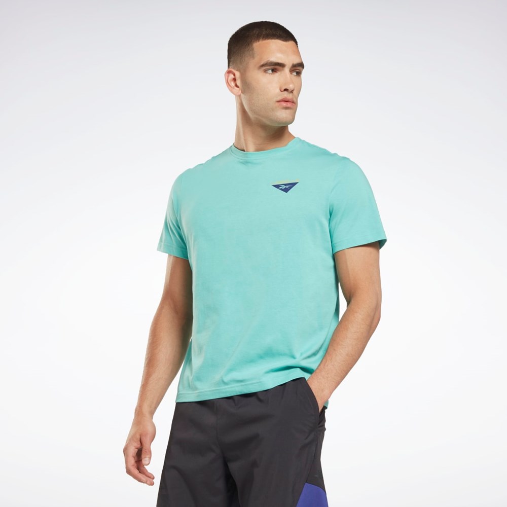 Semi Classic Teal Reebok Les Mills® Graphic T-Shirt | HN6059