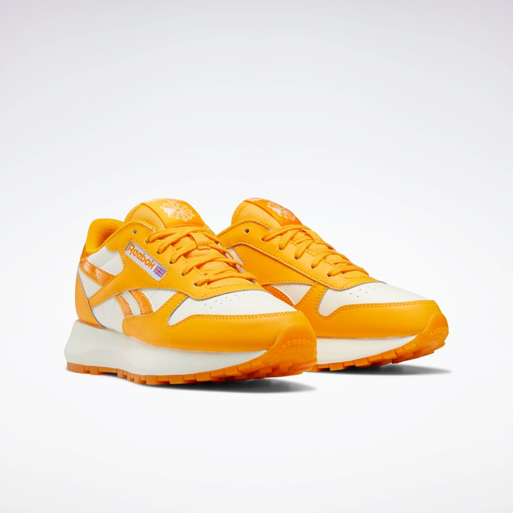 Semi Fire Spark / Chalk / Semi Fire Spark Reebok Popsicle Classic Leather SP Shoes | GY2438