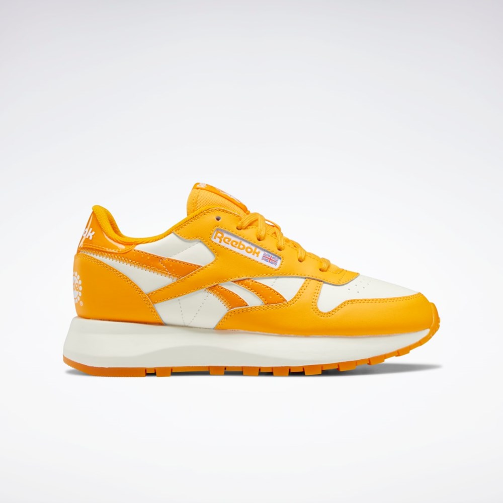 Semi Fire Spark / Chalk / Semi Fire Spark Reebok Popsicle Classic Leather SP Shoes | GY2438