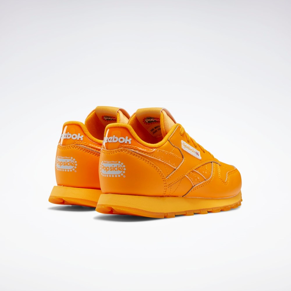 Semi Fire Spark / Semi Fire Spark / Semi Fire Spark Reebok Popsicle Classic Leather Shoes - Preschool | HP5532