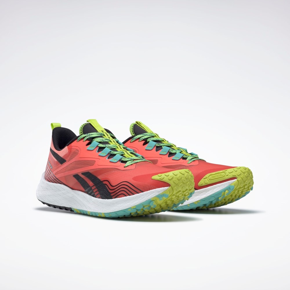 Semi Orange Flare / Infused Lilac / Acid Yellow Reebok Floatride Energy 4 Adventure Running Shoes | GW7194