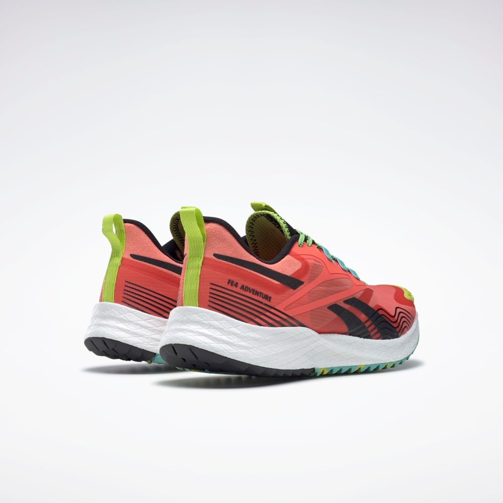 Semi Orange Flare / Infused Lilac / Acid Yellow Reebok Floatride Energy 4 Adventure Running Shoes | GW7194