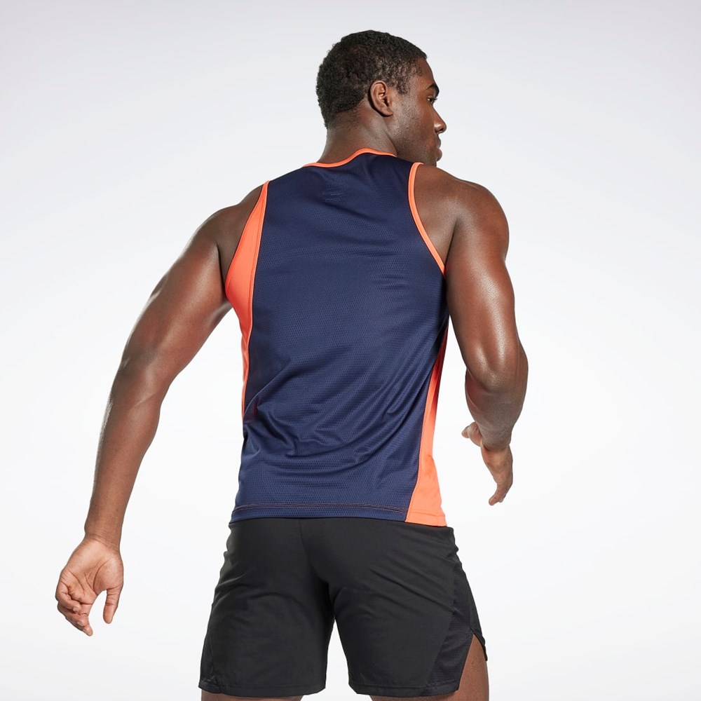 Semi Orange Flare Reebok Running Speedwick Singlet | HK0008