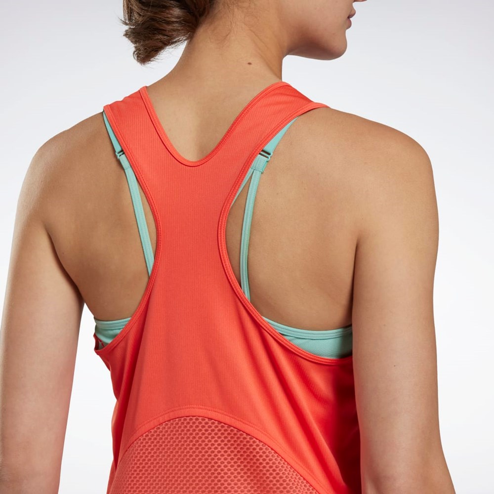 Semi Orange Flare Reebok Running Speedwick Tank Top | HK4771