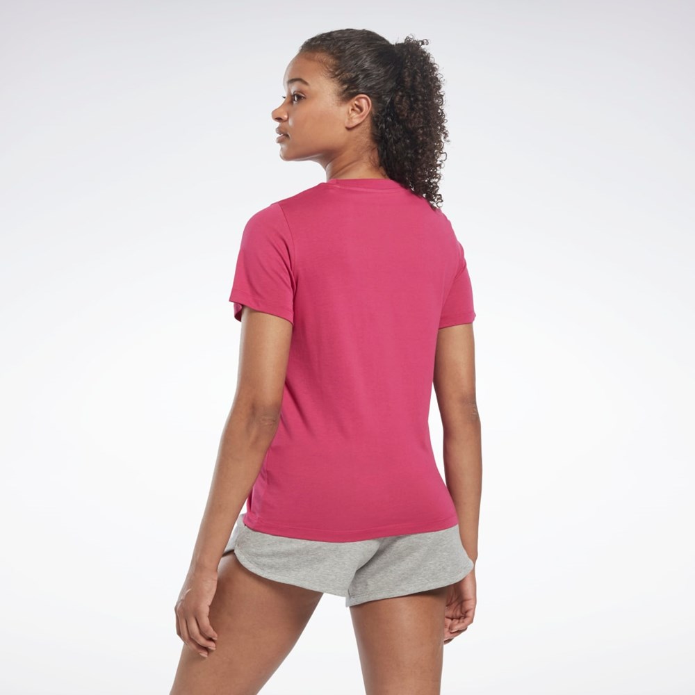 Semi Proud Pink Reebok Reebok Identity T-Shirt | HK6807