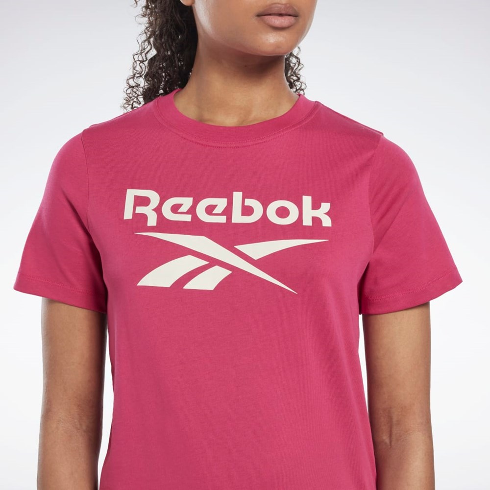 Semi Proud Pink Reebok Reebok Identity T-Shirt | HK6807