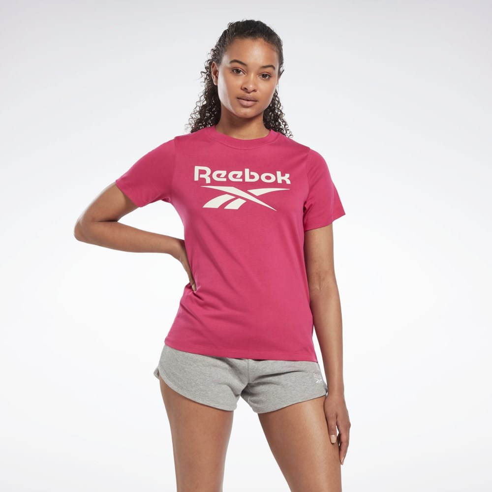 Semi Proud Pink Reebok Reebok Identity T-Shirt | HK6807