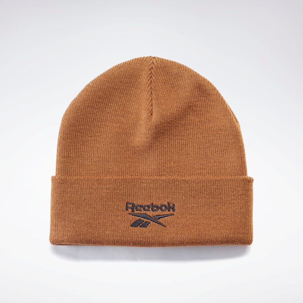 Sepia Reebok Foundation Logo Beanie | H11295