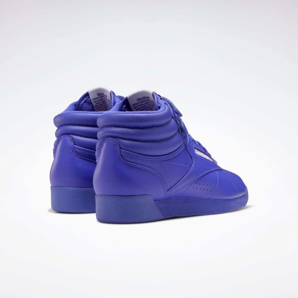 Solar Purple / Solar Purple / Ftwr White Reebok Freestyle Hi Shoes | GY4818