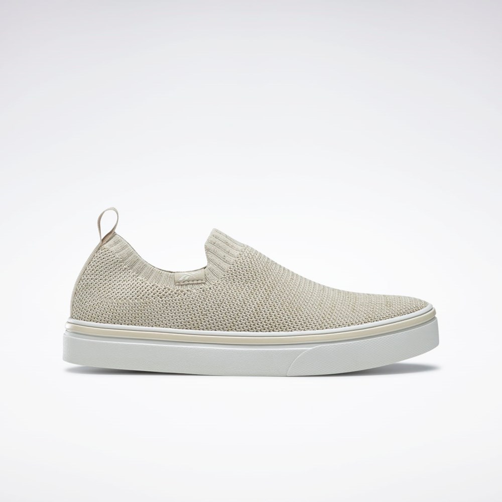 Stucco / Chalk / Ftwr White Reebok OnLux Slip-On Shoes | GY3257