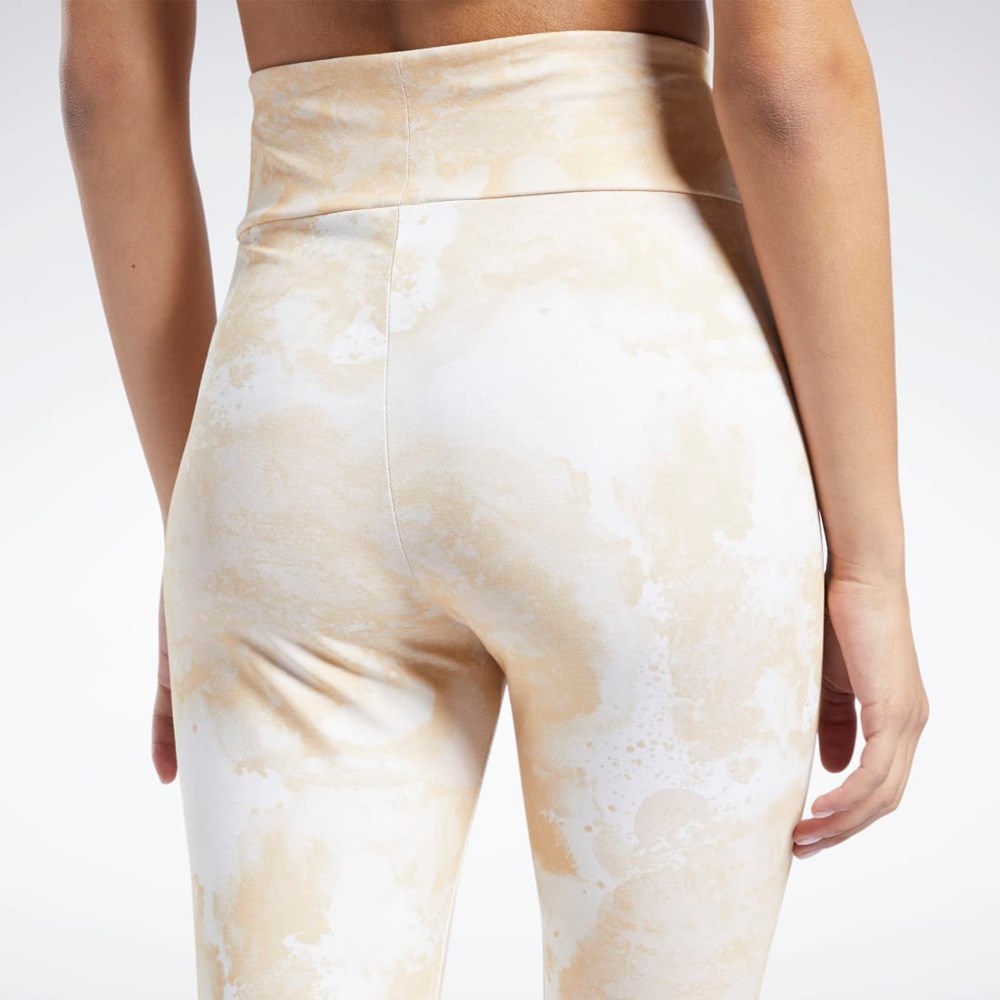 Stucco Reebok Classics Cloud Splatter-Print Leggings | H49279