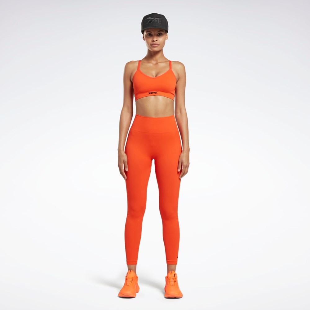 Ultima Orange Reebok Victoria Beckham Seamless Leggings | HS9956