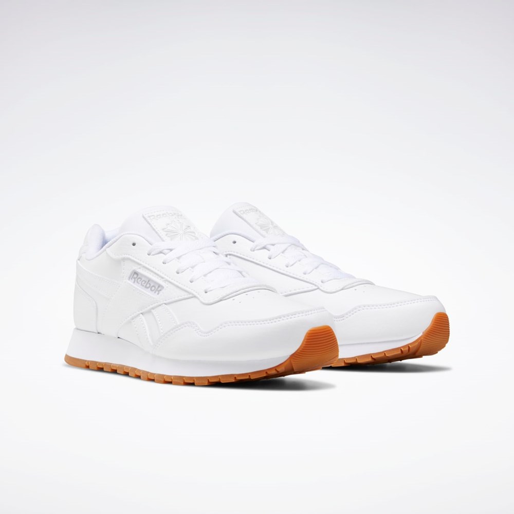 Us-White / Steel / Gum Reebok Reebok Classic Harman Run Shoes | CM9940